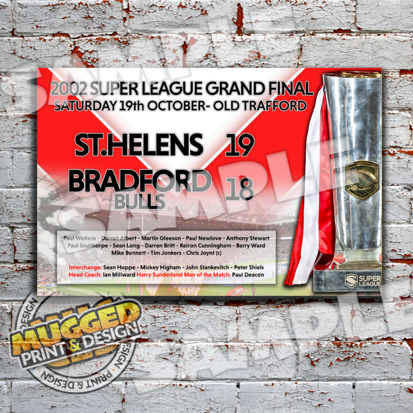 Aluminium Super League Grand Finals Signs