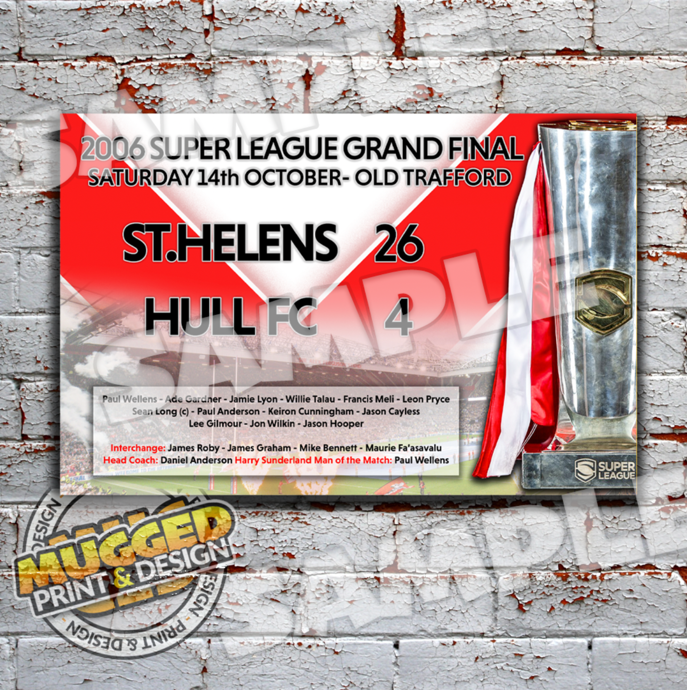 Aluminium Super League Grand Finals Signs