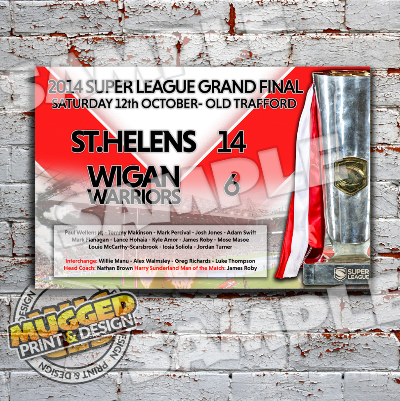 Aluminium Super League Grand Finals Signs