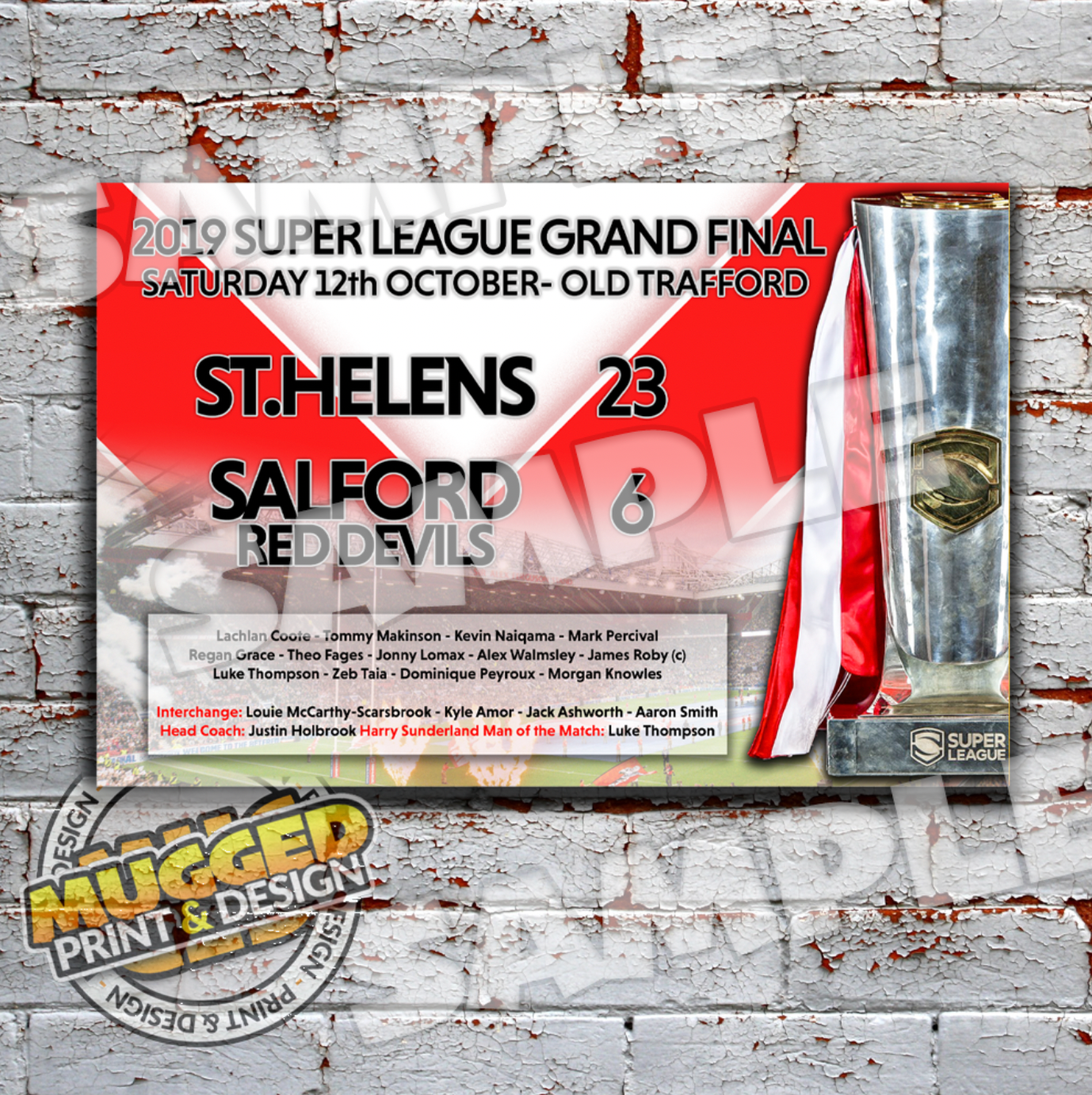 Aluminium Super League Grand Finals Signs