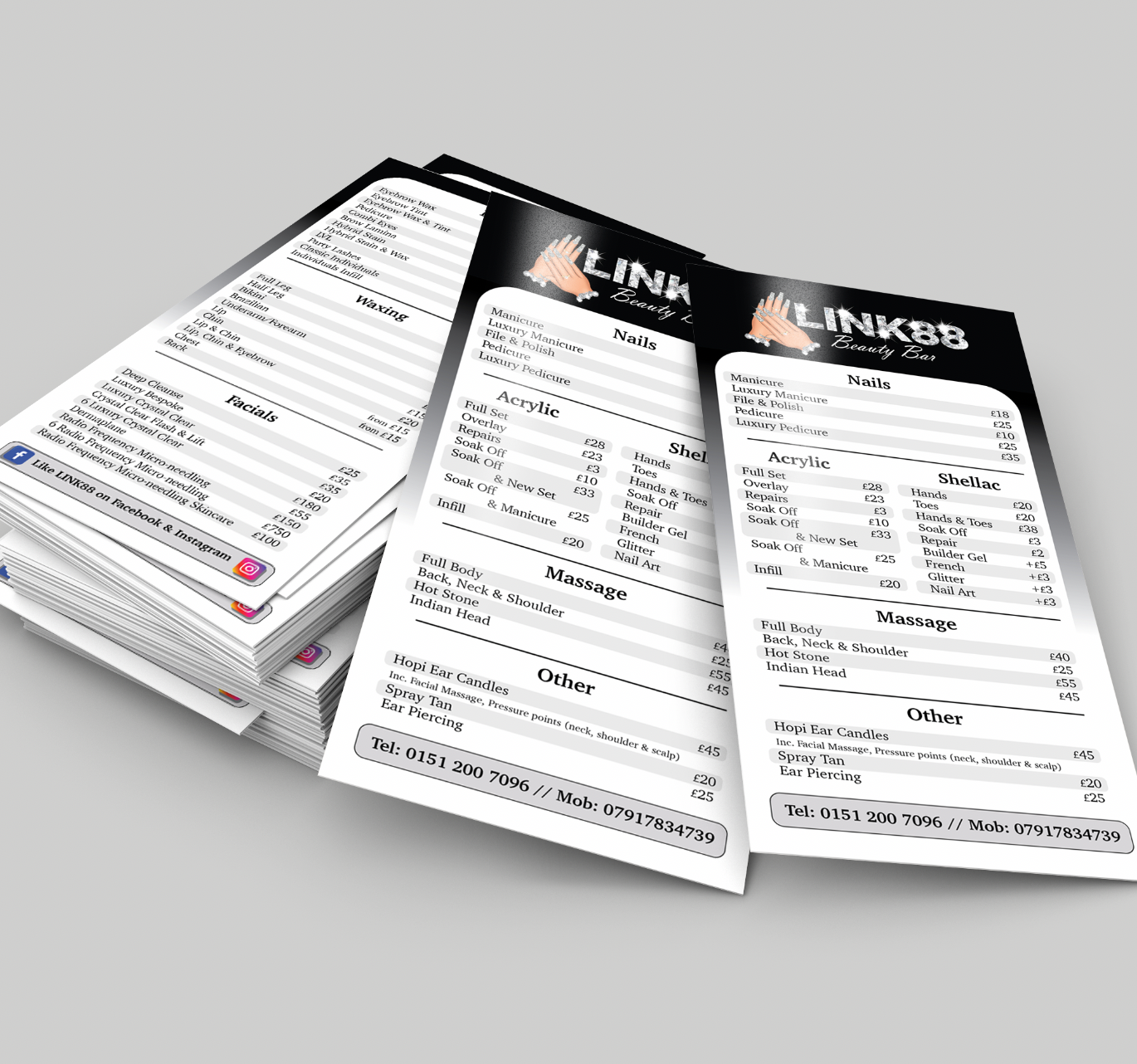 DL Double Sided Leaflets