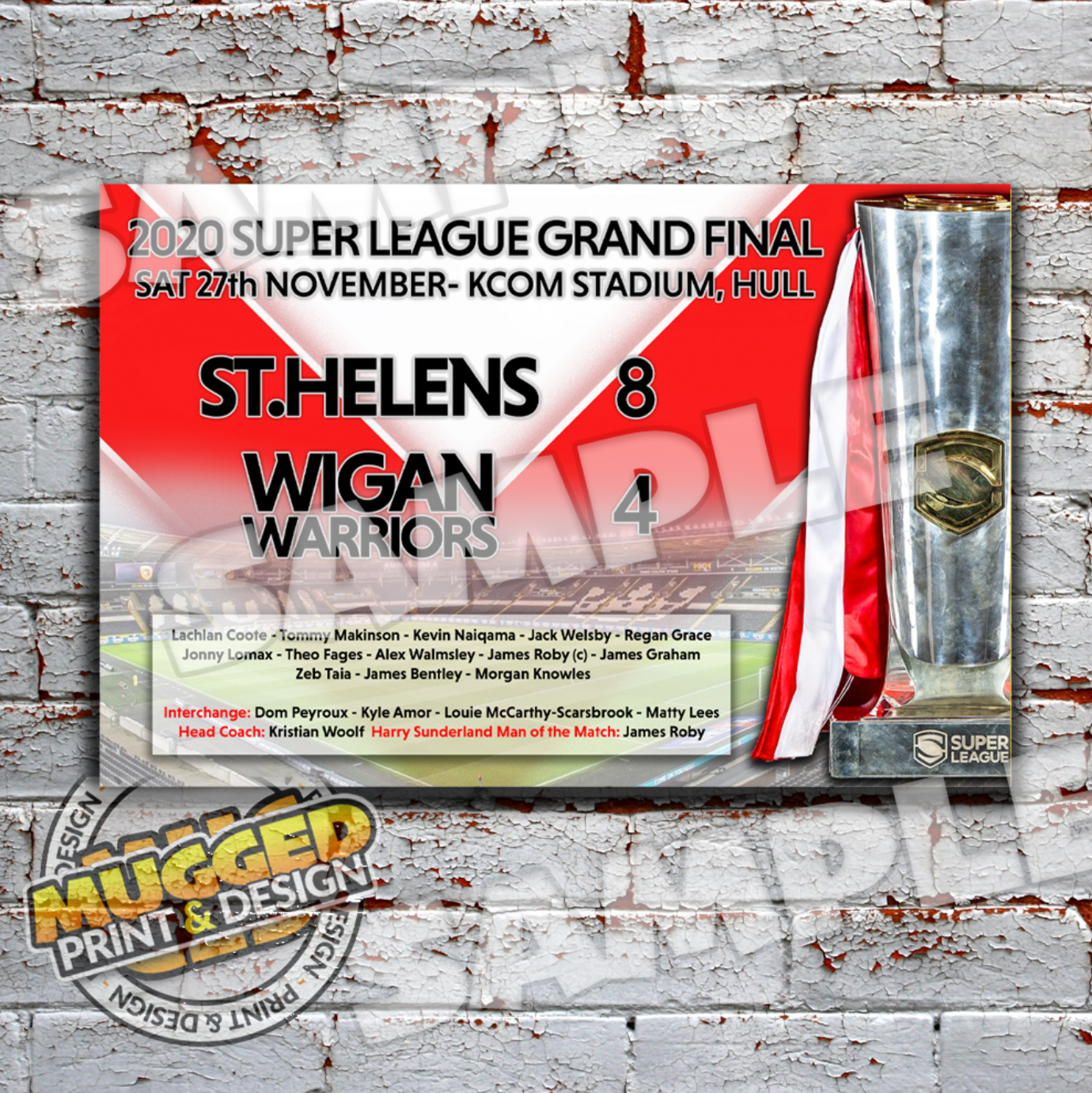 Aluminium Super League Grand Finals Signs