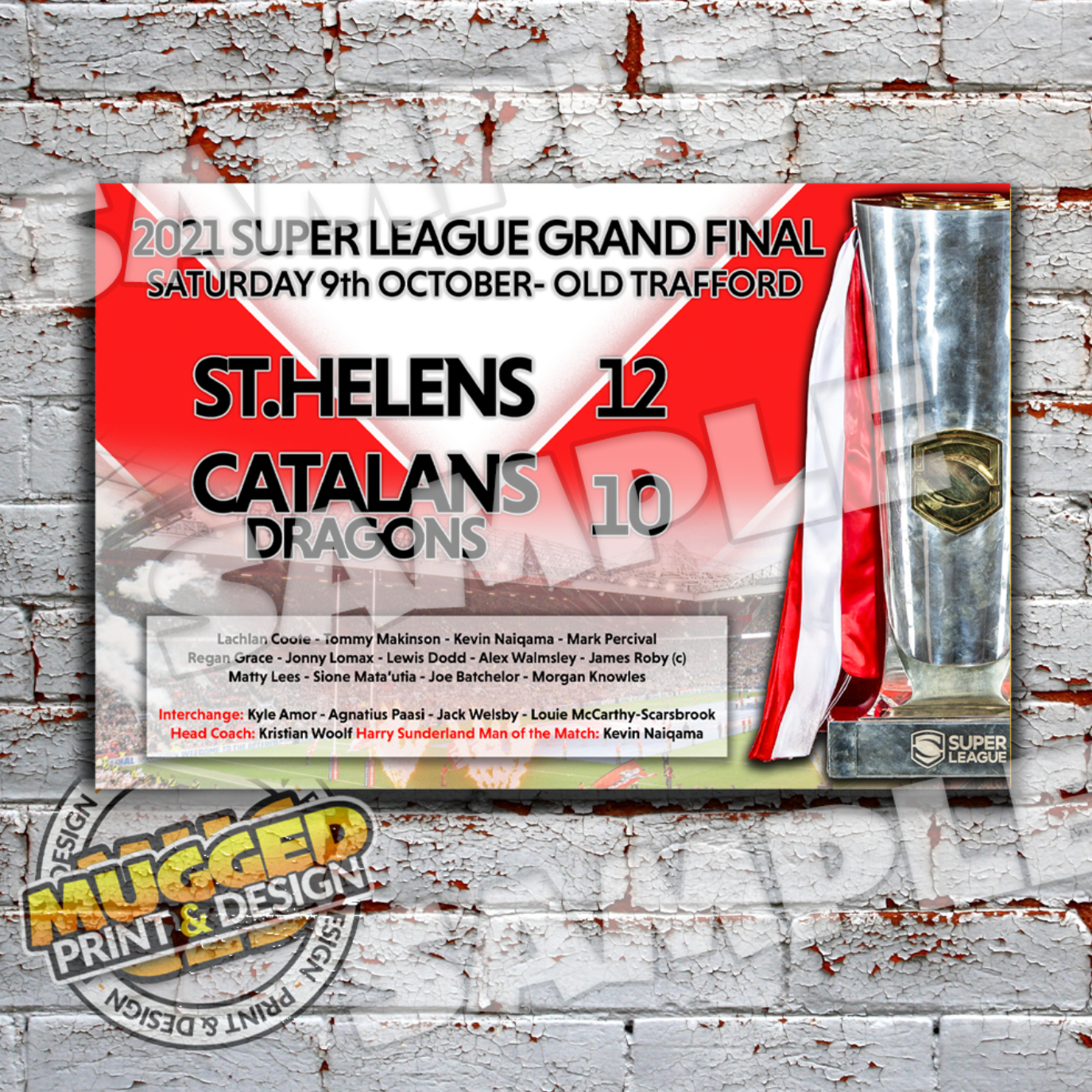 Aluminium Super League Grand Finals Signs