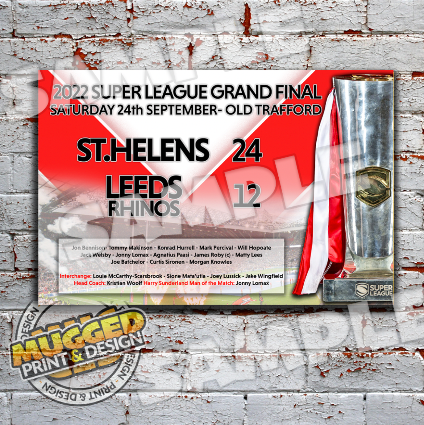 Aluminium Super League Grand Finals Signs