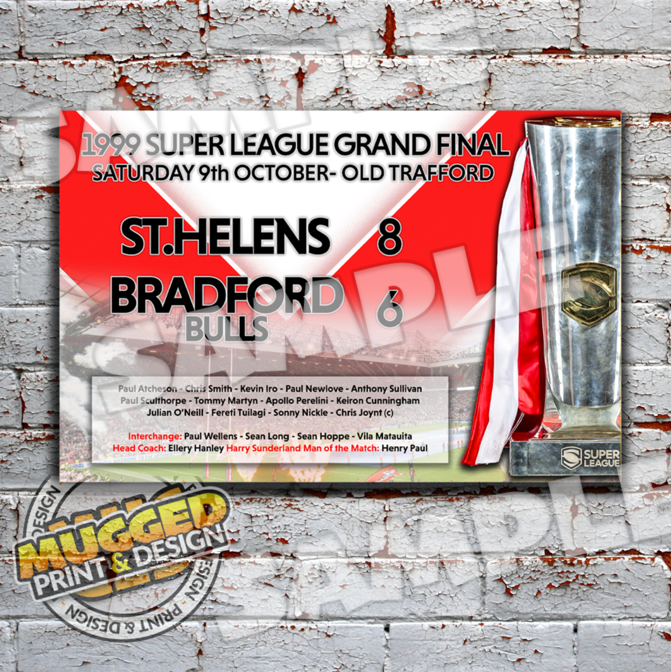 Aluminium Super League Grand Finals Signs
