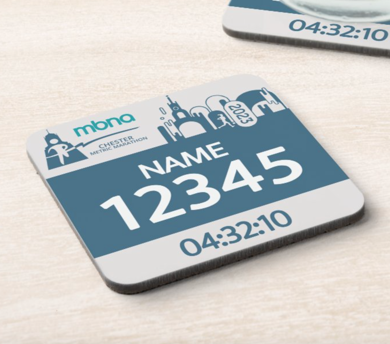 2023 Chester Metric Marathon Coaster PERSONALISED