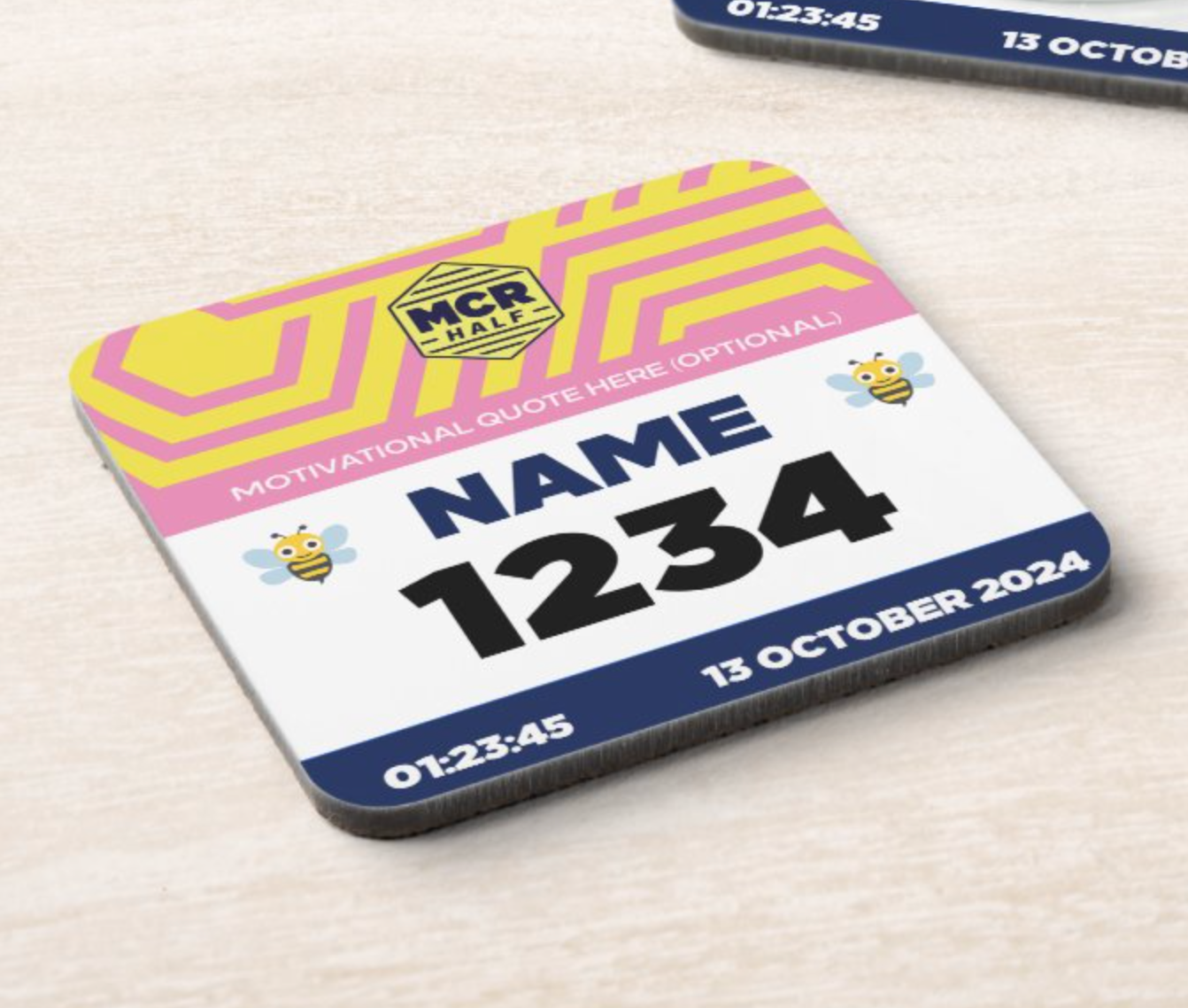 2024 MCR Half Marathon Coaster PERSONALISED