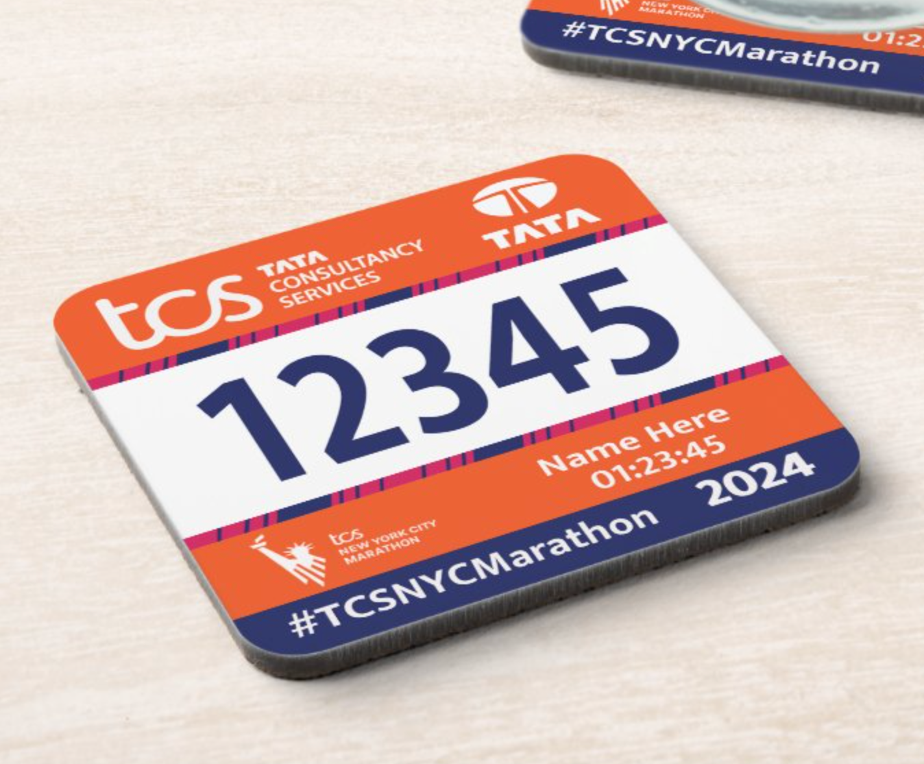 2024 New York Marathon Coaster PERSONALISED