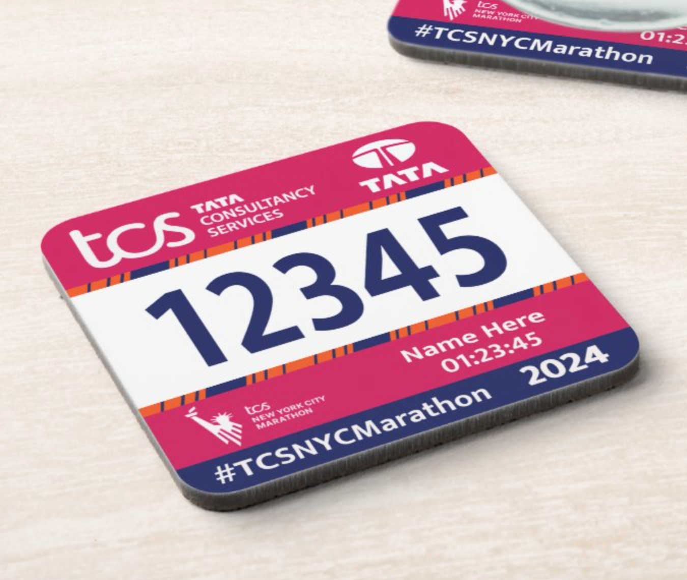 2024 New York Marathon Coaster PERSONALISED