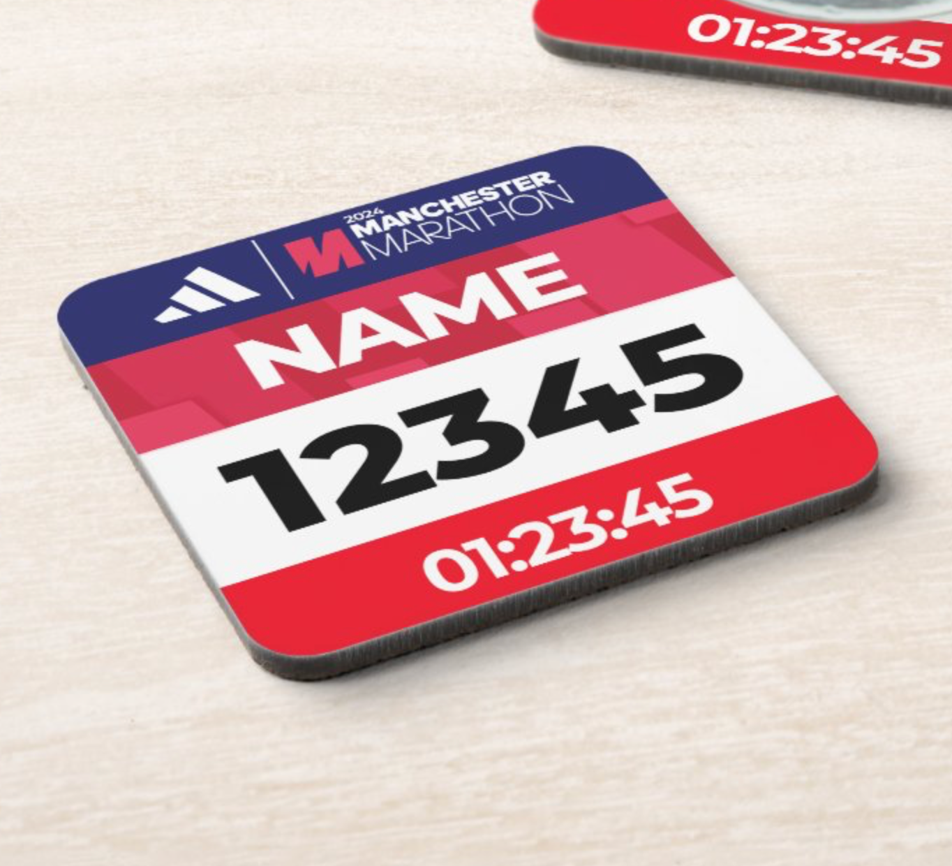 2024 Manchester Marathon Coaster PERSONALISED