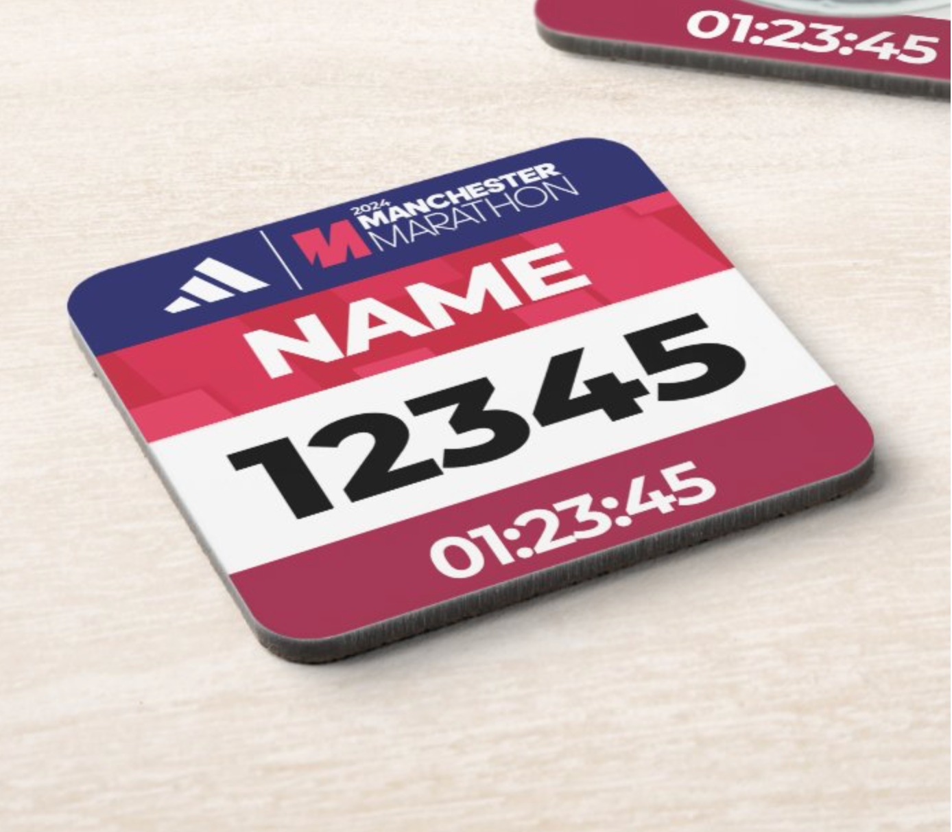 2024 Manchester Marathon Coaster PERSONALISED