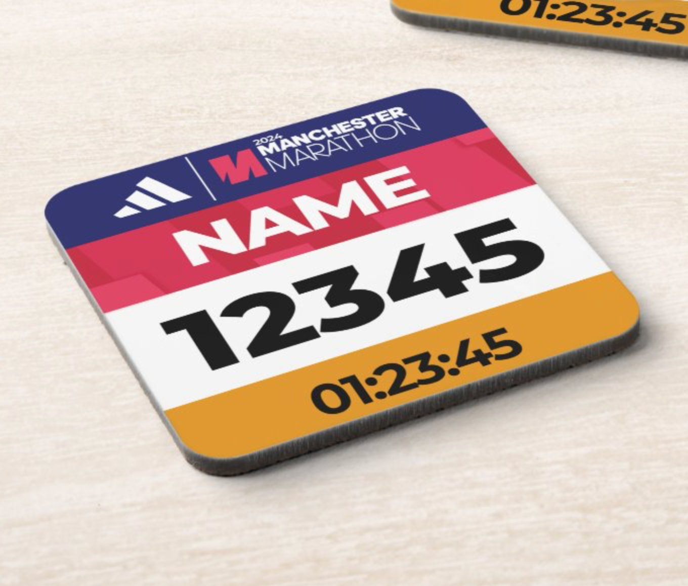 2024 Manchester Marathon Coaster PERSONALISED