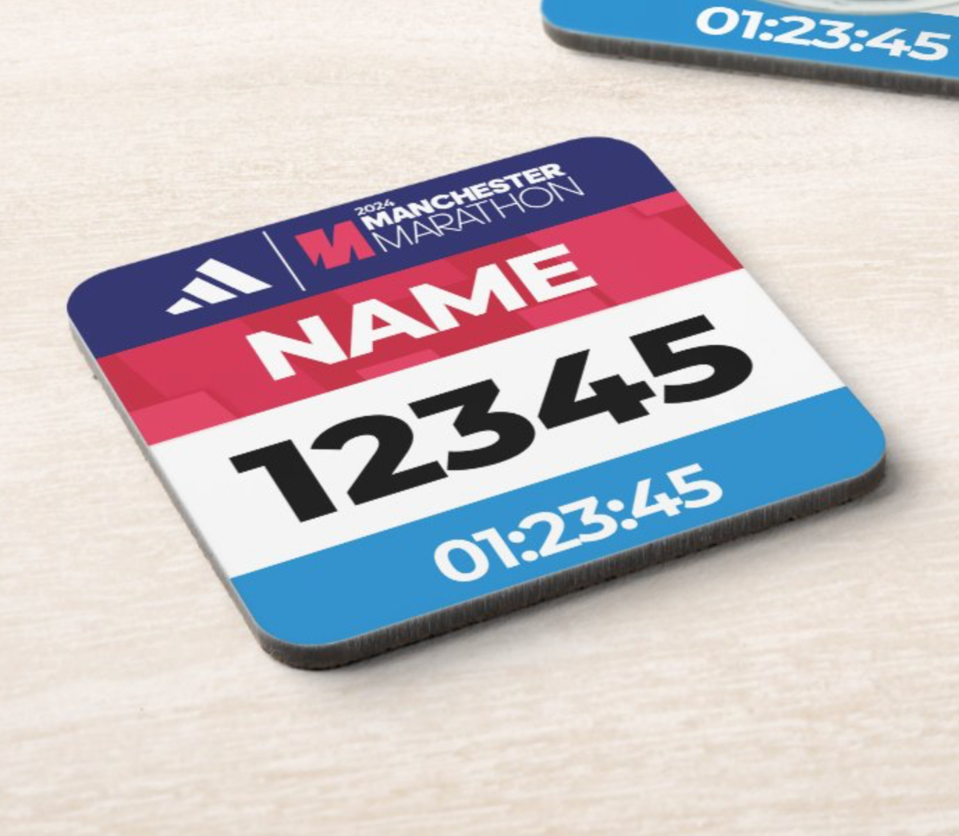 2024 Manchester Marathon Coaster PERSONALISED