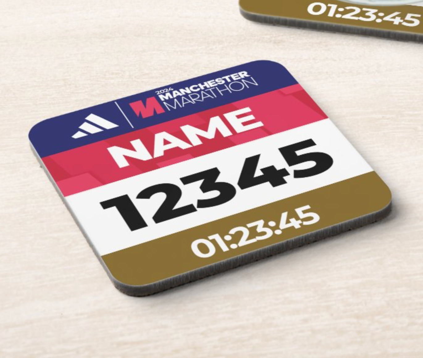 2024 Manchester Marathon Coaster PERSONALISED