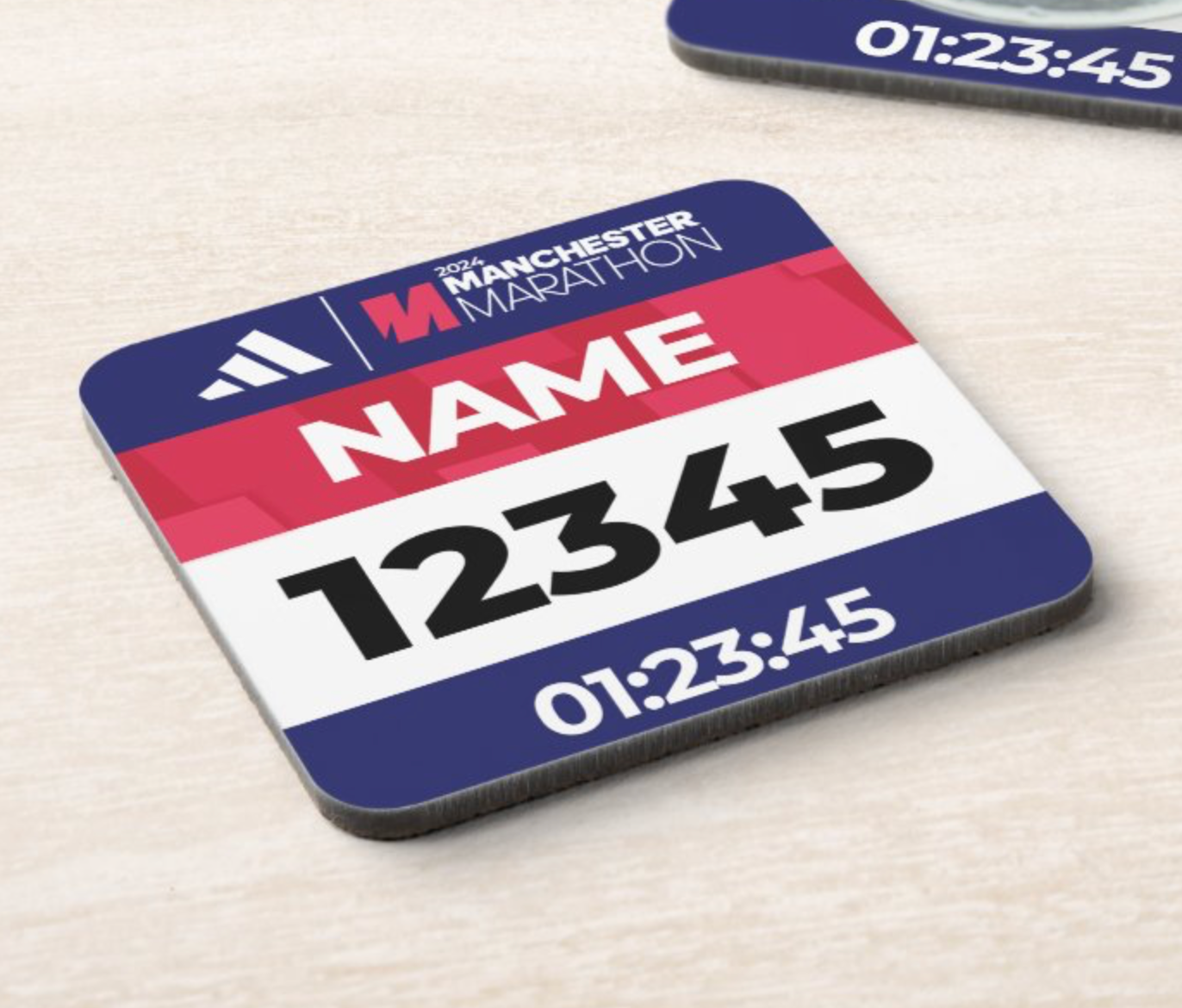 2024 Manchester Marathon Coaster PERSONALISED
