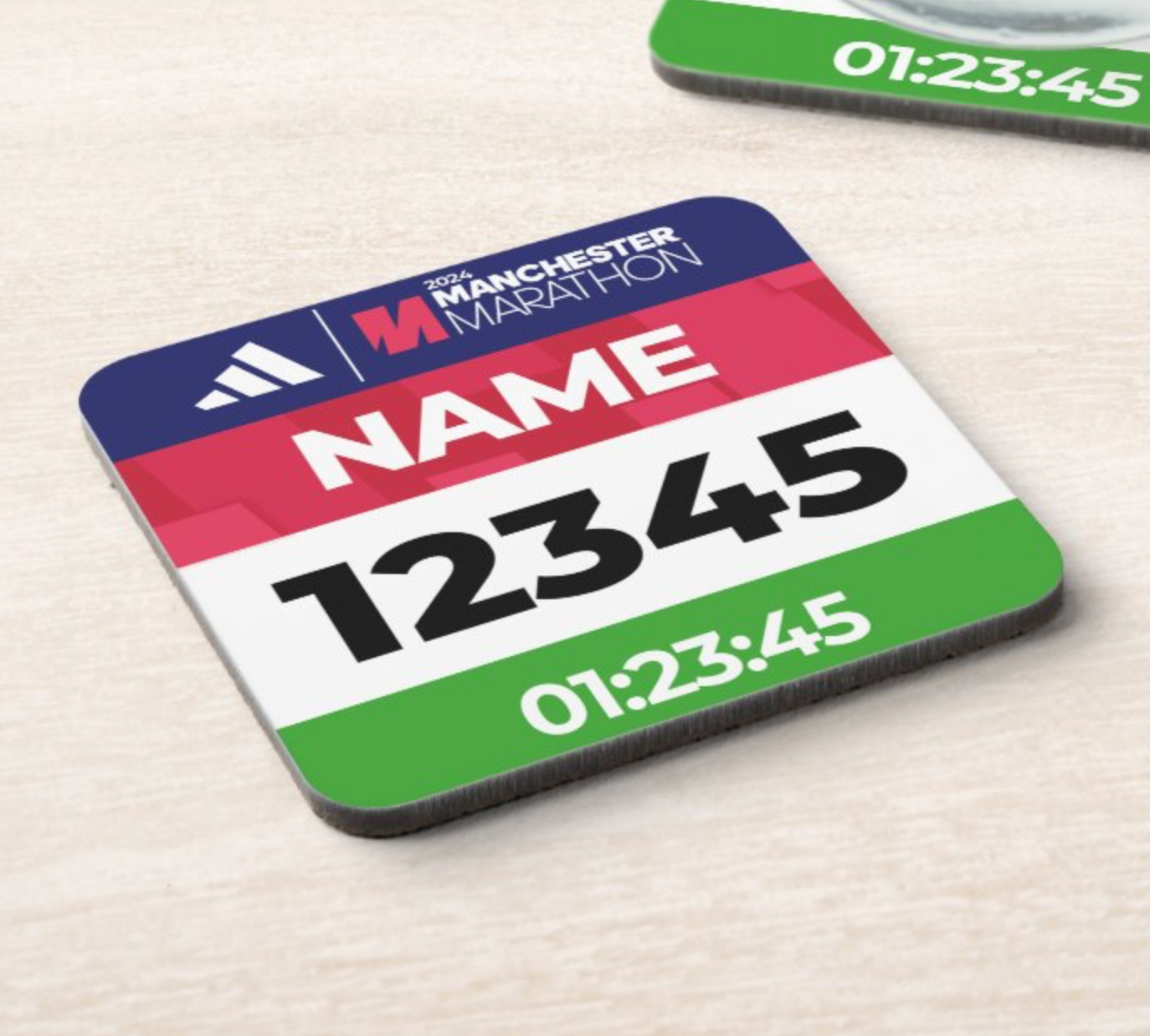 2024 Manchester Marathon Coaster PERSONALISED
