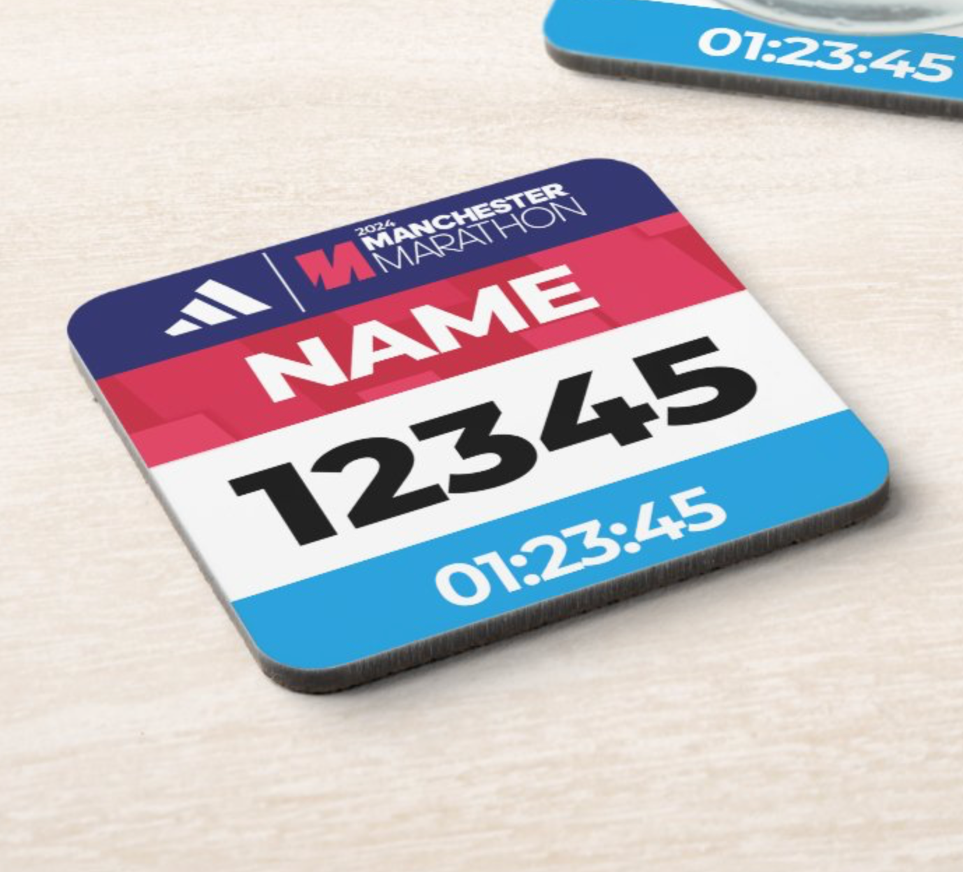 2024 Manchester Marathon Coaster PERSONALISED