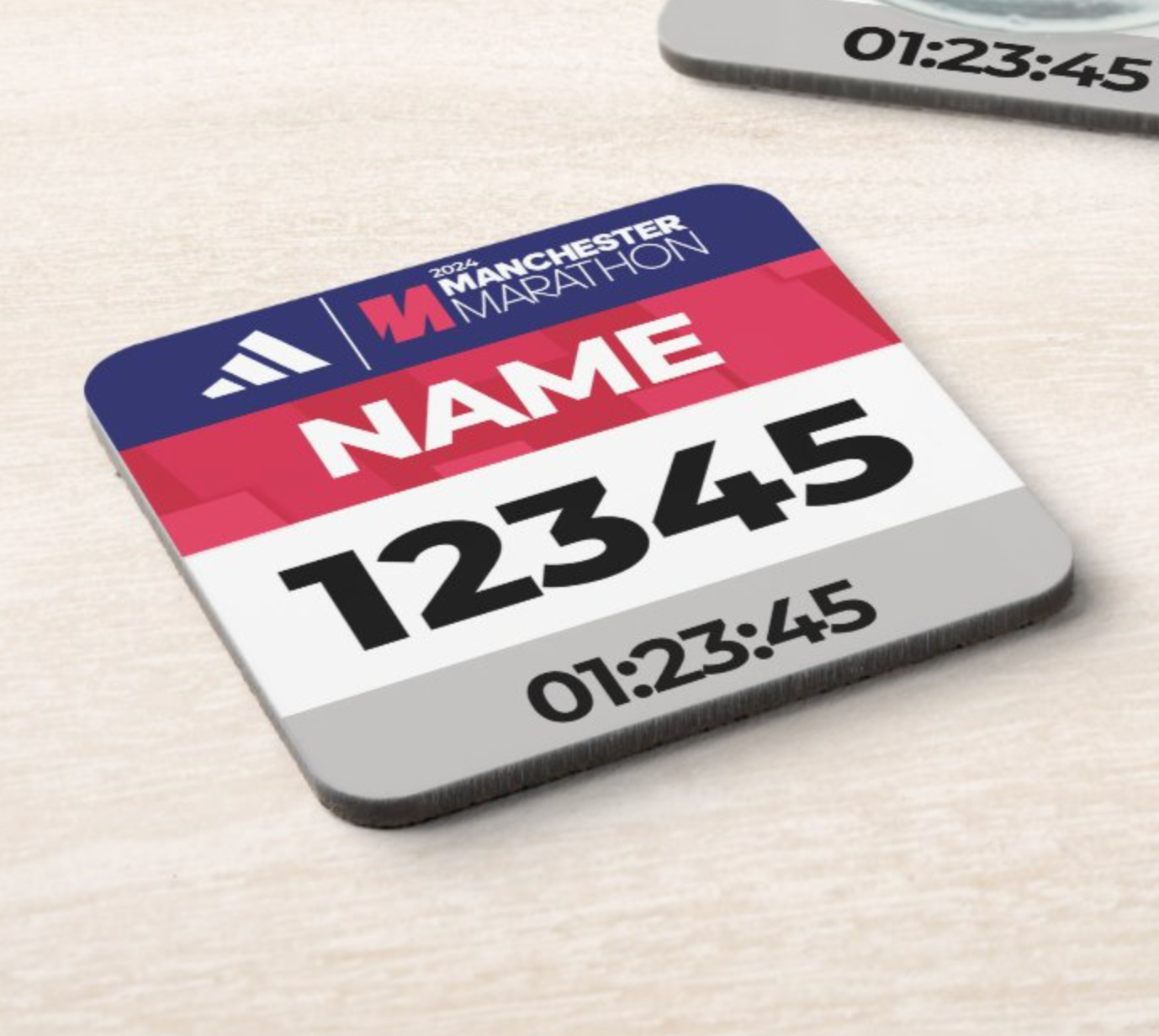 2024 Manchester Marathon Coaster PERSONALISED