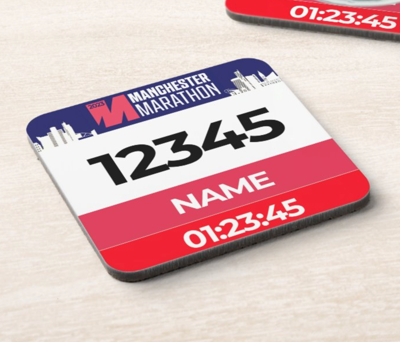 2023 Manchester Marathon Coaster PERSONALISED