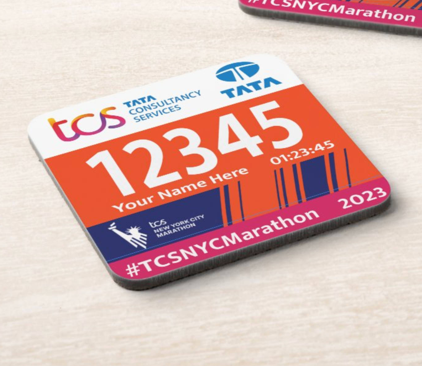 2023 New York Marathon Coaster PERSONALISED