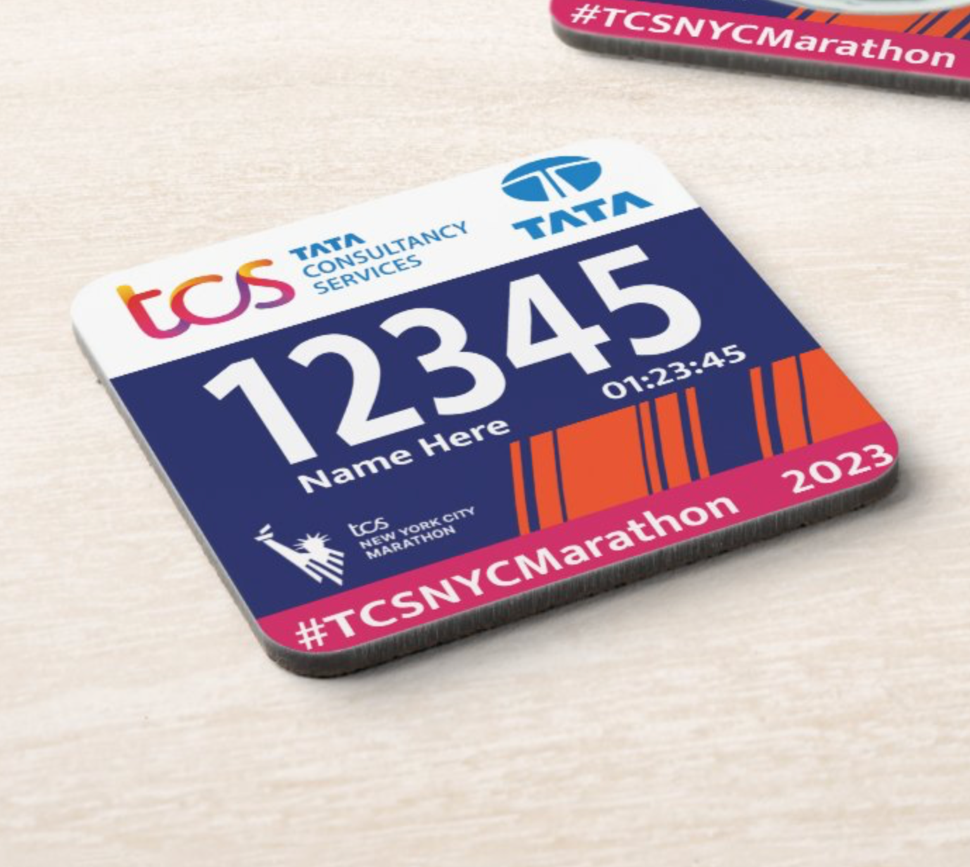 2023 New York Marathon Coaster PERSONALISED