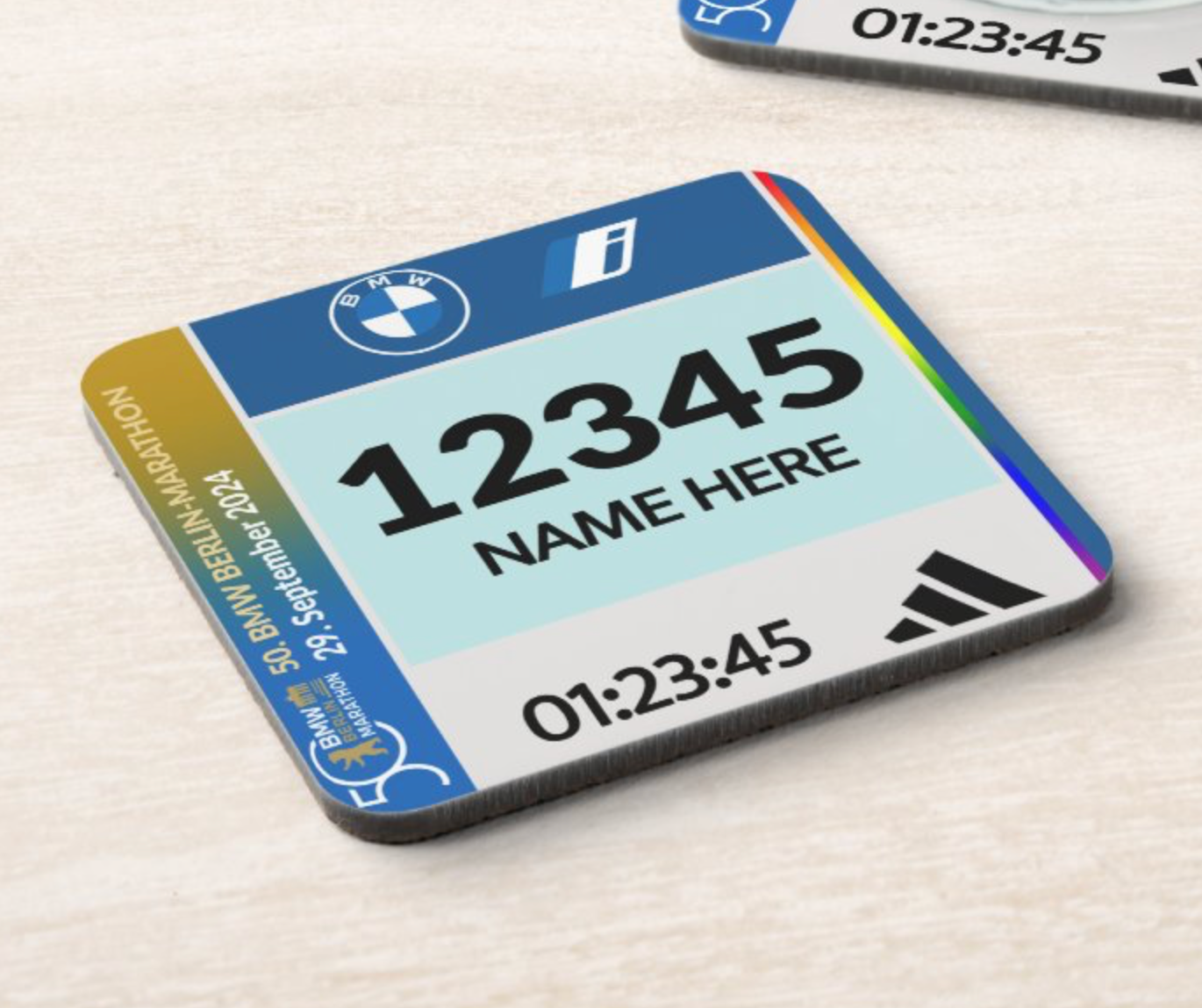2024 Berlin Marathon Coaster PERSONALISED