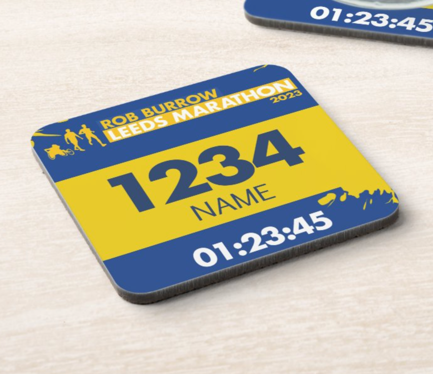 2023 Leeds Marathon Coaster PERSONALISED