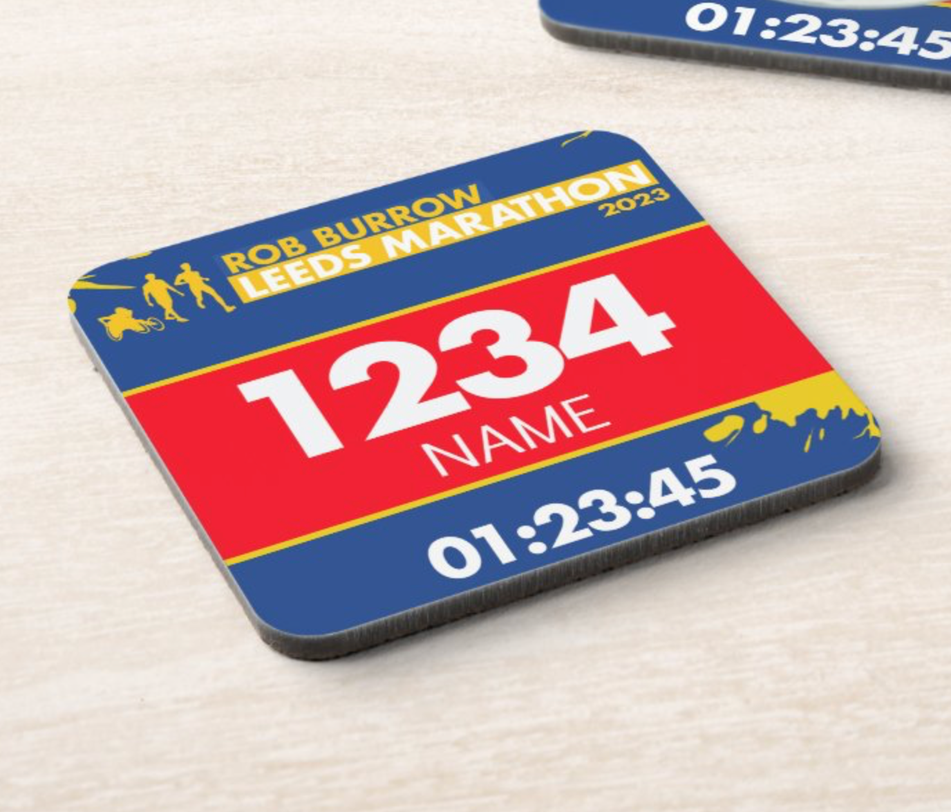 2023 Leeds Marathon Coaster PERSONALISED