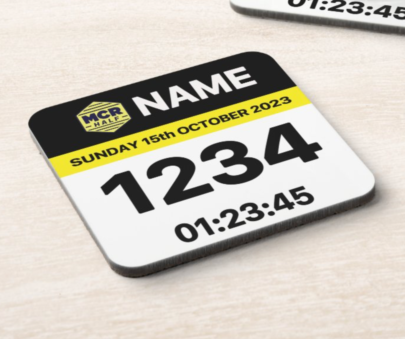 2023 Manchester Half Marathon Coaster PERSONALISED
