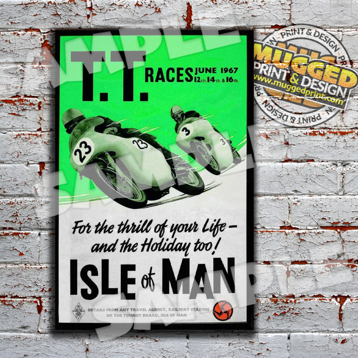 Aluminium Motorcycle TT Signs