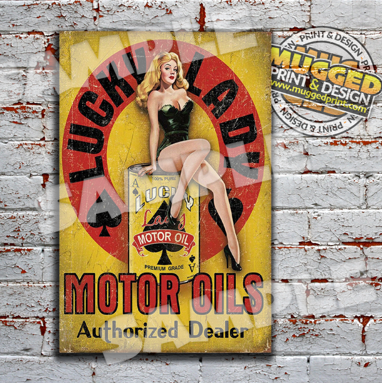 Aluminium Garage Brand Signs