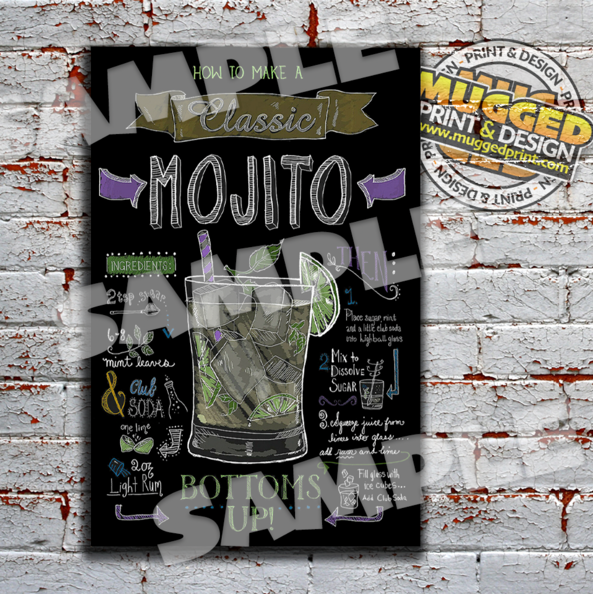 Aluminium Cocktail Bar Signs