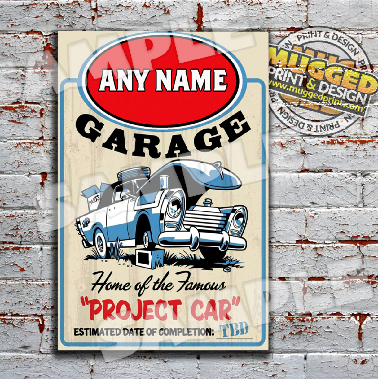 Aluminium Garage Signs