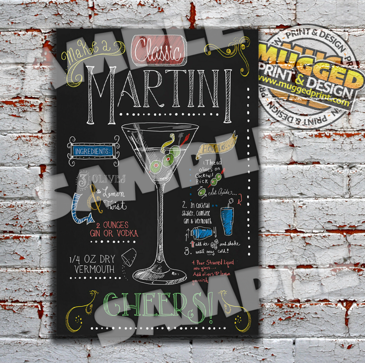 Aluminium Cocktail Bar Signs