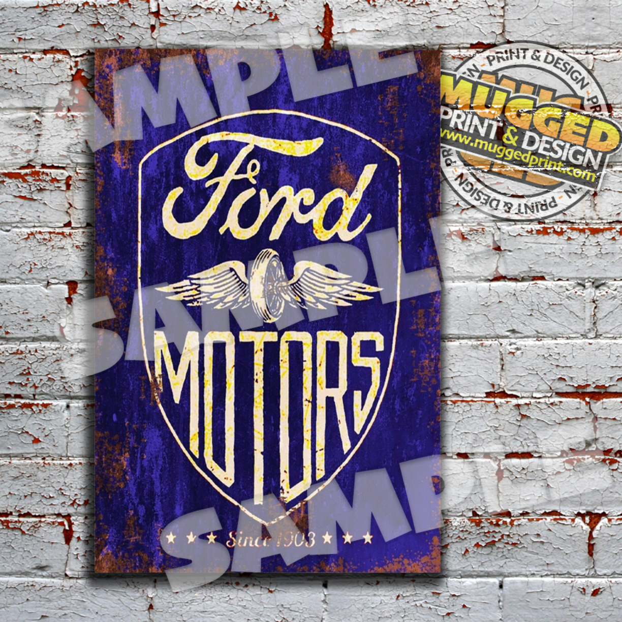 Aluminium Garage Brand Signs
