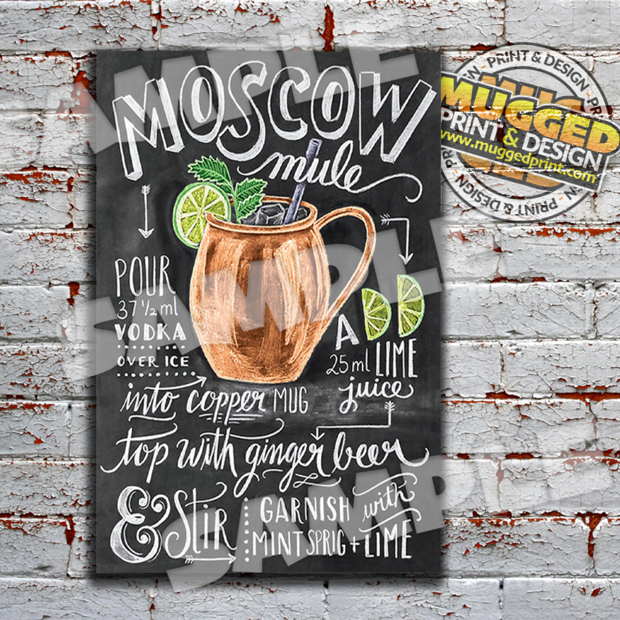 Aluminium Cocktail Bar Signs