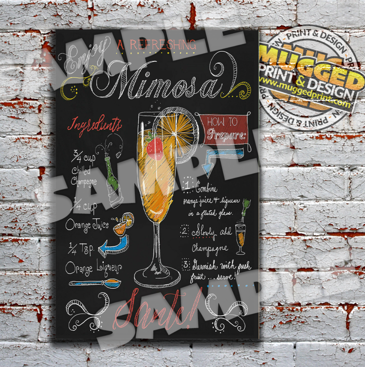 Aluminium Cocktail Bar Signs