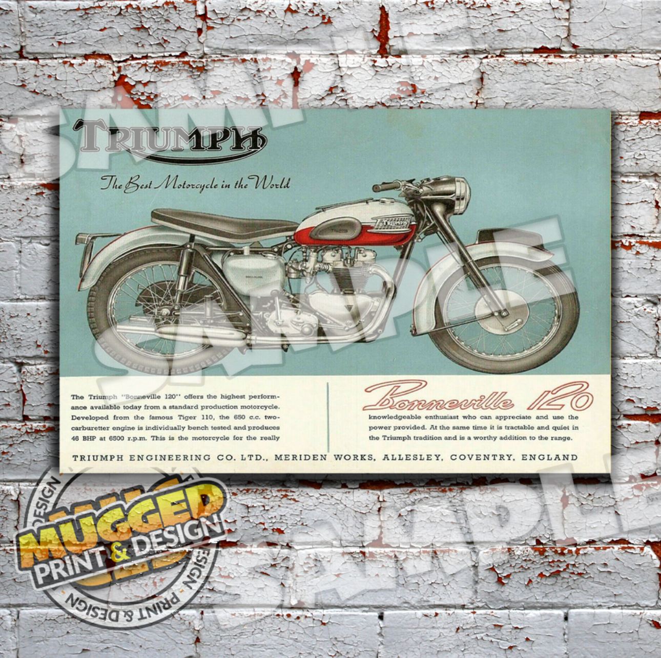 Aluminium Motorcycle Signs - Various