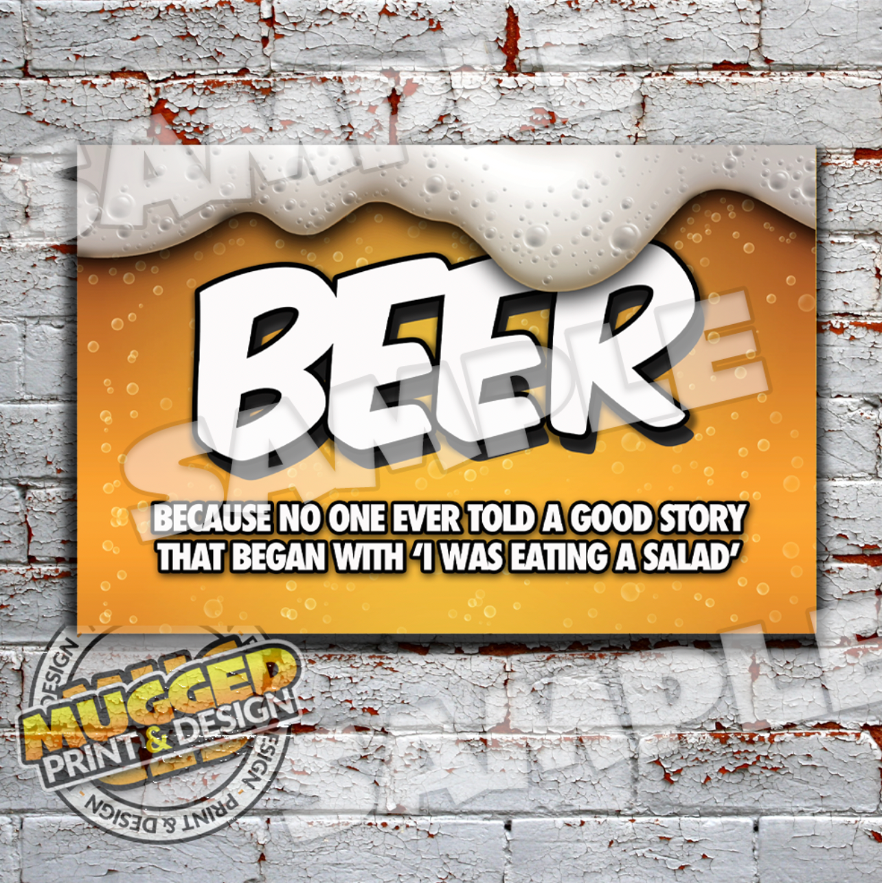Aluminium Bar Signs
