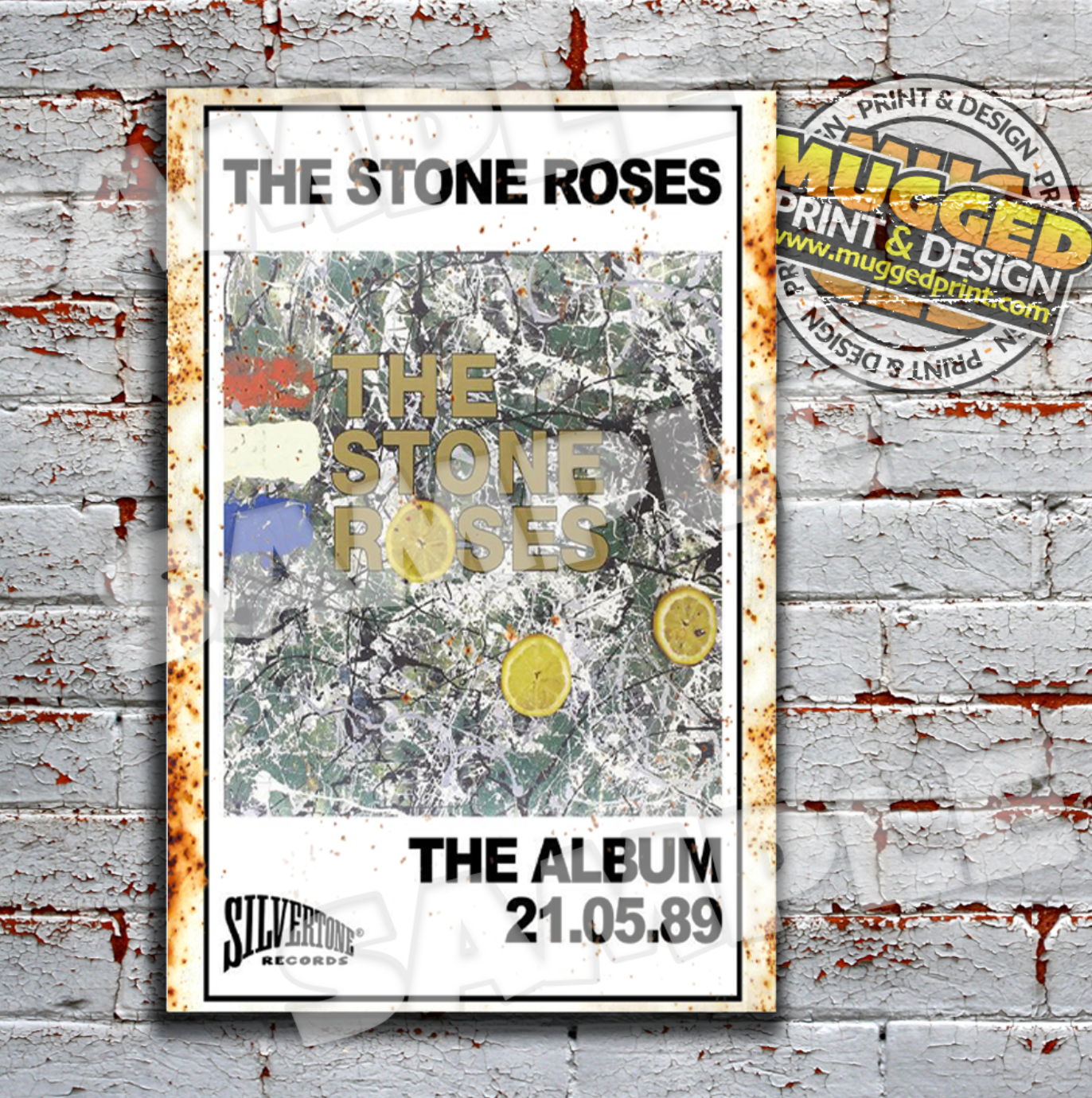 The Stone Roses The Album vintage Aluminium Sign