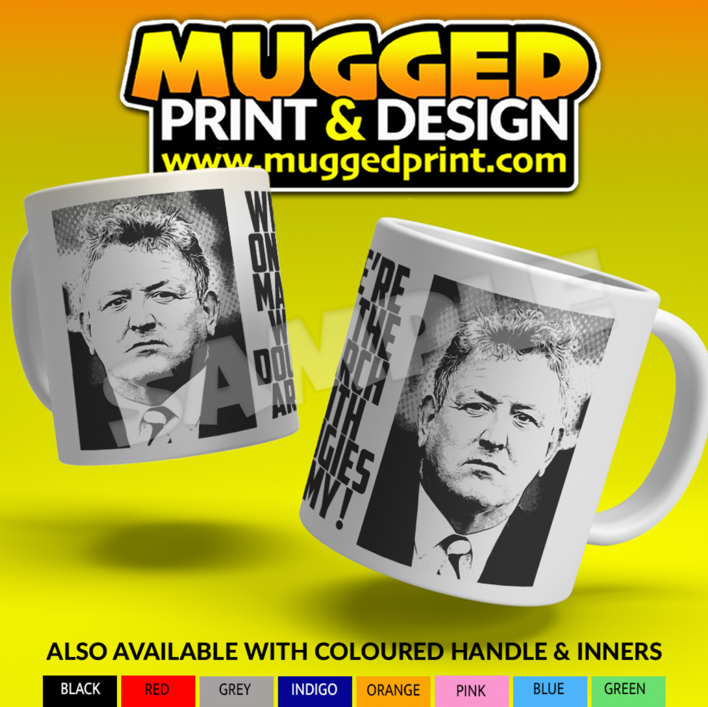 Widnes RLFC Doug Laughton Mug