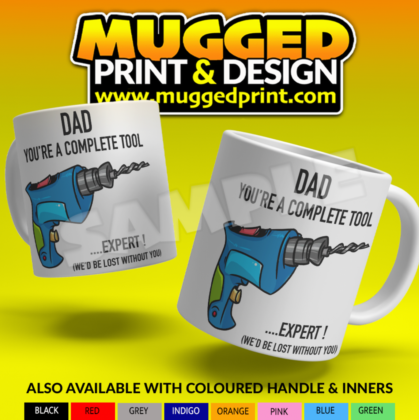 Dad - Biggest Tool Mug *PERSONALISED*