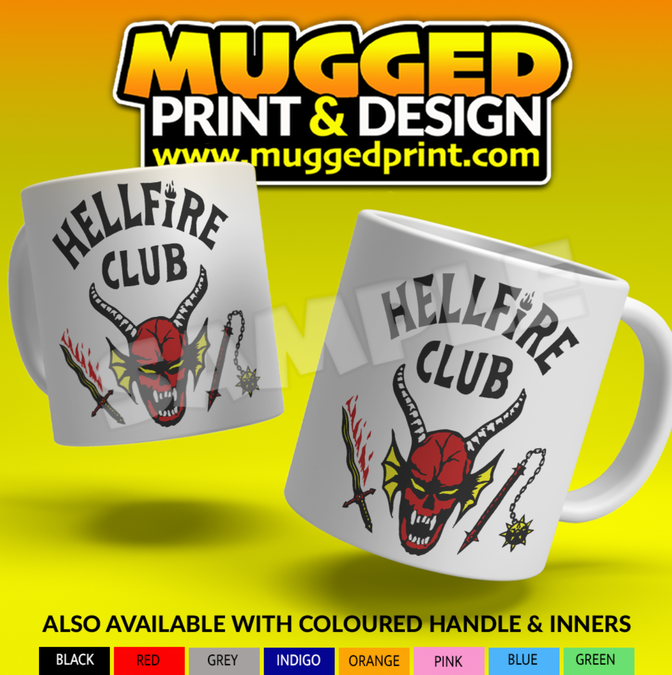Stranger Things Hellfire Club Mug