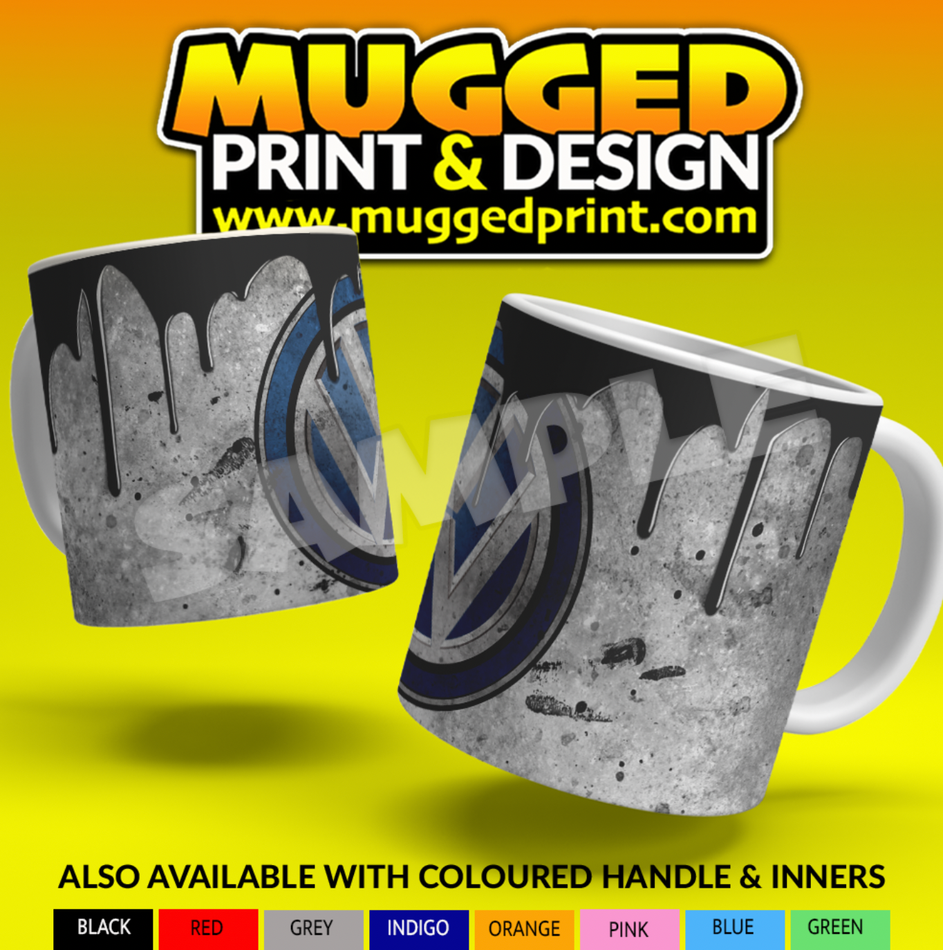 Dirty Grunge Car Mechanics Mug