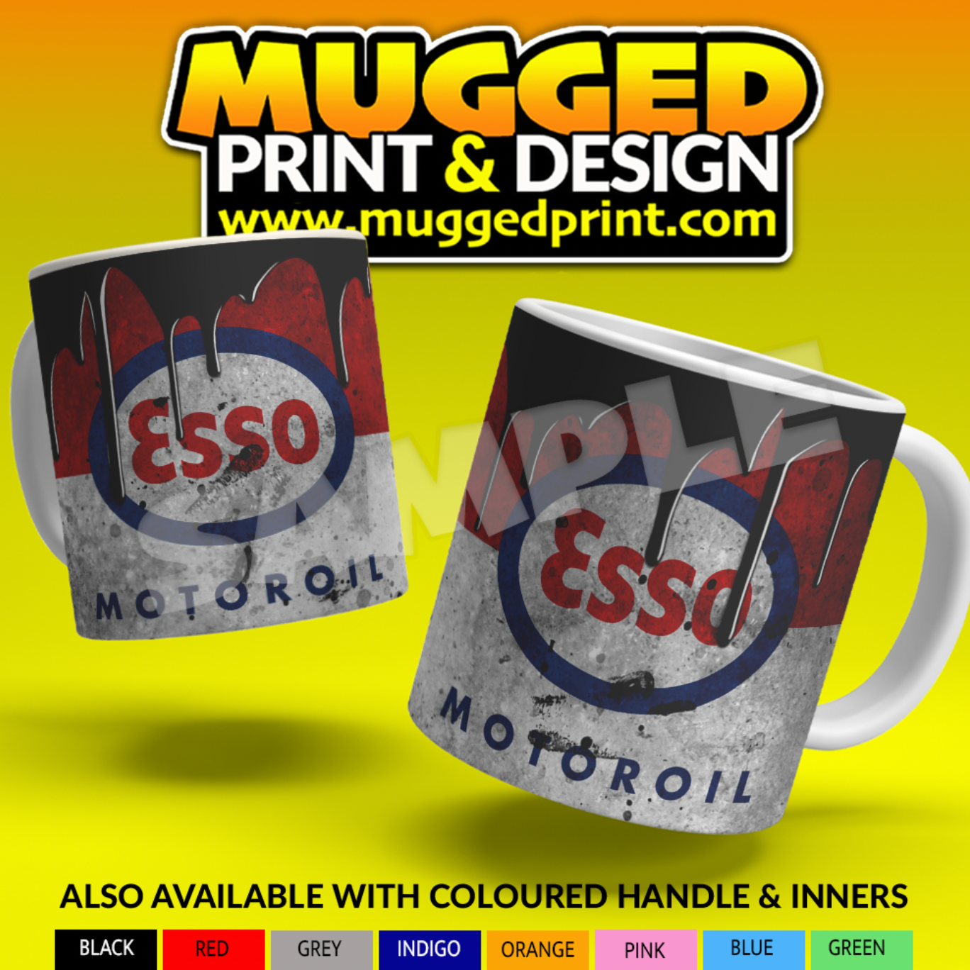 Dirty Grunge Car Mechanics Mug