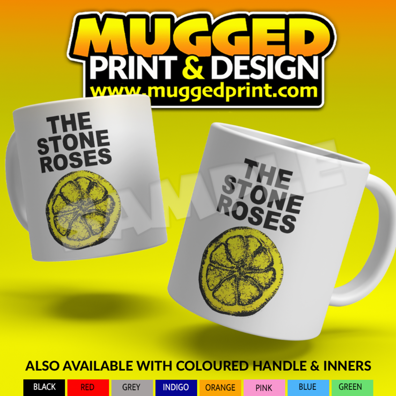 Stone Roses 'Lemon' Mug