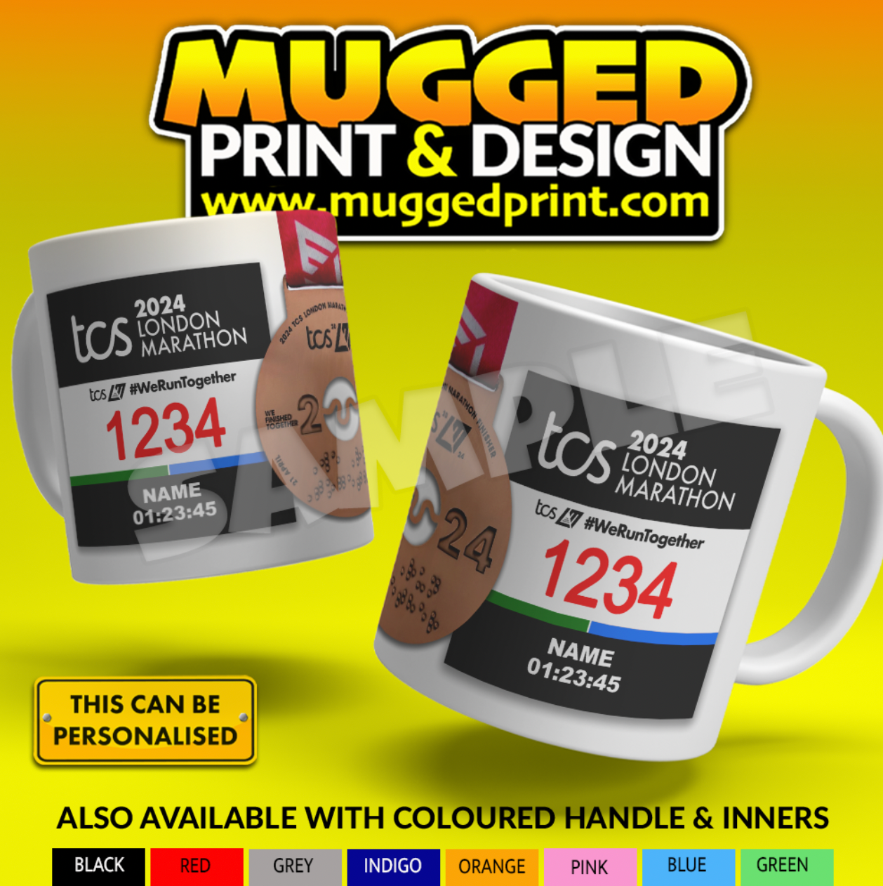 2024 London Marathon Mug *PERSONALISED*