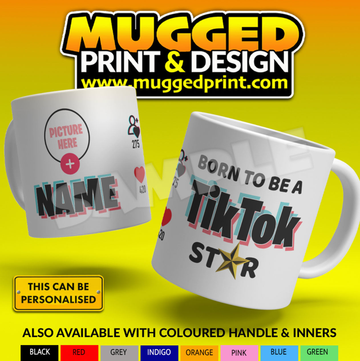 Personalised TikTok Mug