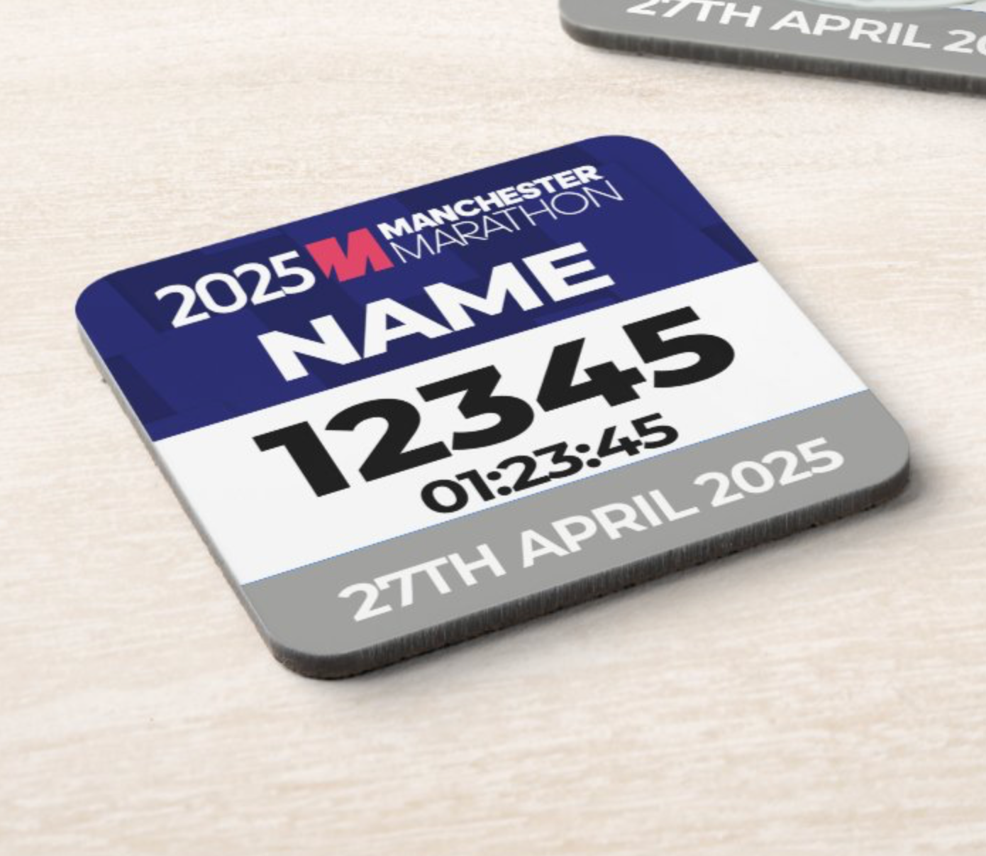 2025 Manchester Marathon Coaster PERSONALISED