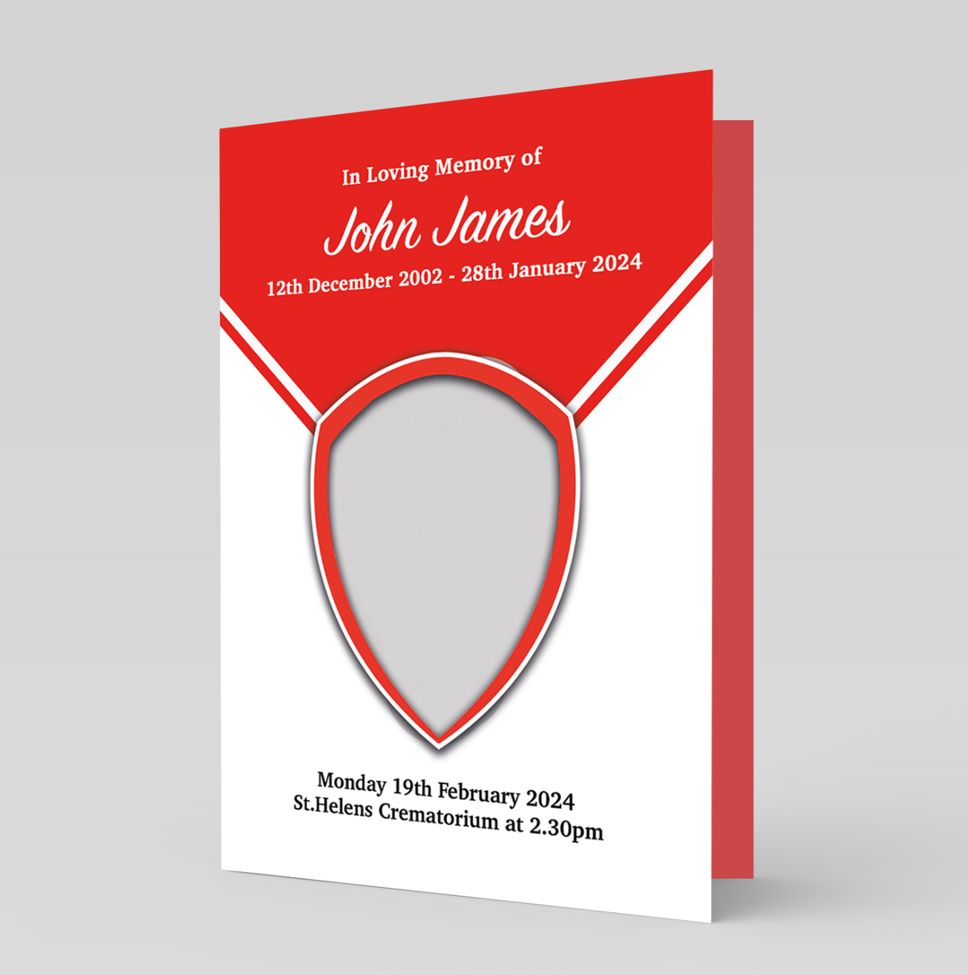Order of Service Booklets